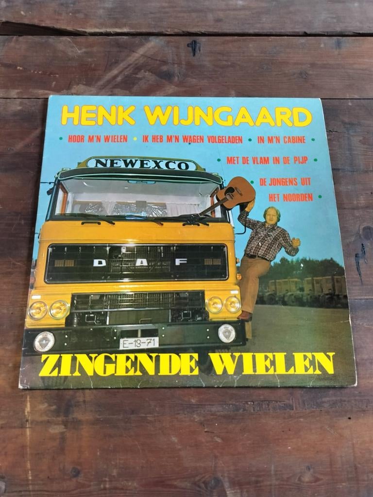 Henk Wijngaard - Zingende Wielen LP, Cd's en Dvd's, Vinyl | Nederlandstalig, Ophalen of Verzenden