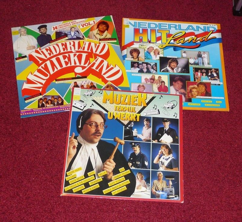 Nederland muziek serie 3 LP's bestaande uit., Ophalen of Verzenden, Zo goed als nieuw, 12 inch, Pop