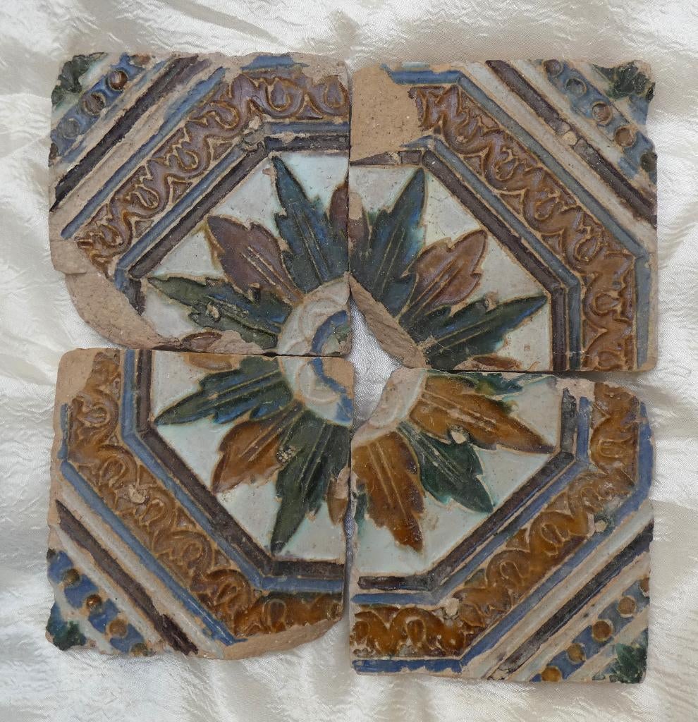 Spaanse tegels, 16e eeuw, Antiek en Kunst, Verzenden