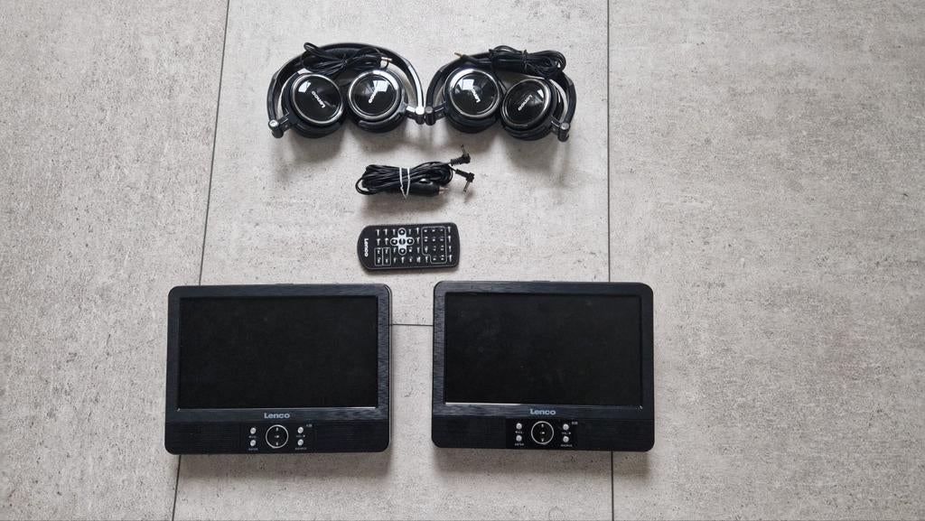 Lenco DVP-938 Draagbare DVD Speler Set, Ophalen of Verzenden, Gebruikt, Dvd-speler, Draagbaar