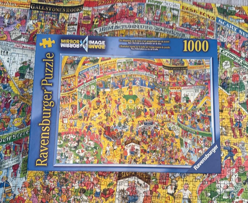 Ravensburger puzzel Mirror Image (kopen of ruilen), Hobby en Vrije tijd, Denksport en Puzzels, Zo goed als nieuw, Legpuzzel, 500 t/m 1500 stukjes