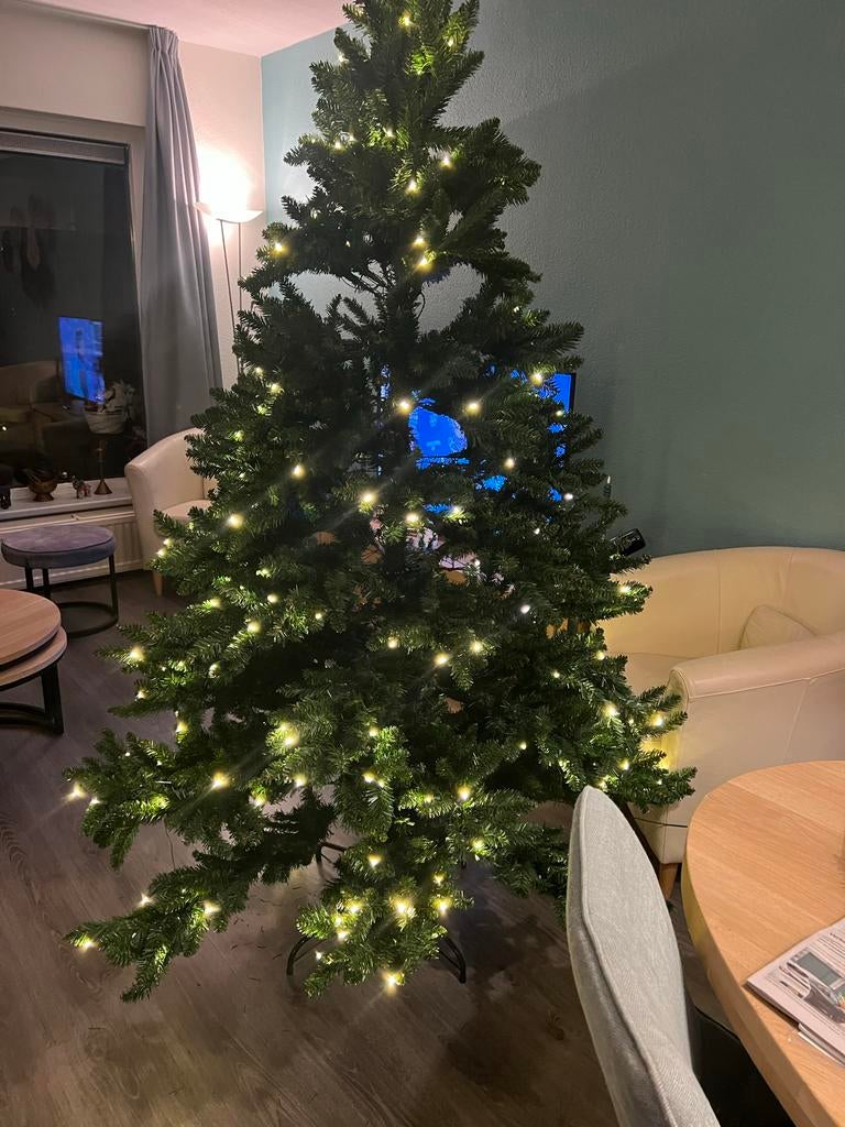 Kunstkerstboom incl verlichting, Diversen, Ophalen, Zo goed als nieuw