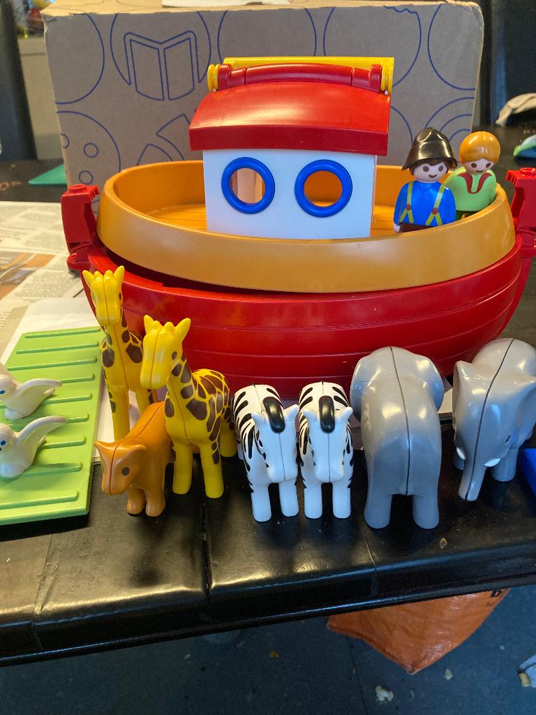 Playmobil 123 ark van Noah, Kinderen en Baby's, Speelgoed | Playmobil, Ophalen of Verzenden, Gebruikt