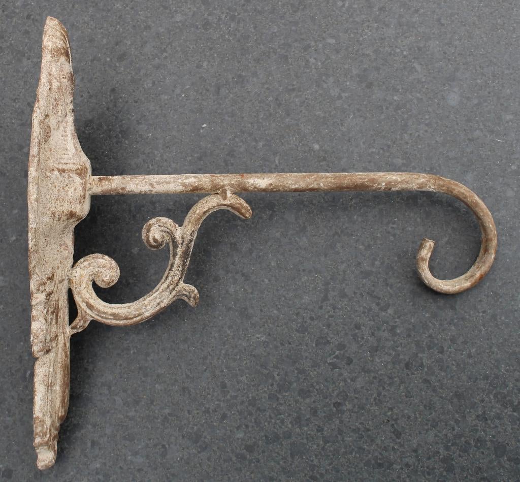 Metalen plantenbak haak/wandhaak aged metal WG320, Tuin en Terras, Robanjer, Minder dan 30 cm, Minder dan 60 cm, Nieuw