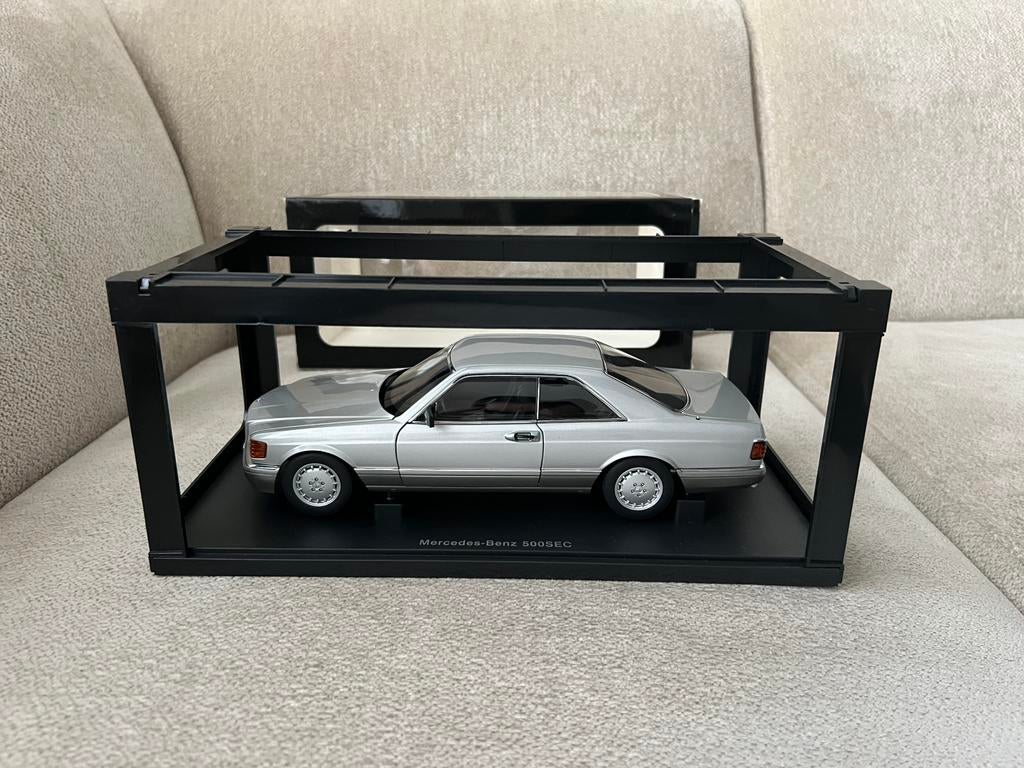 AUTOart Mercedes-Benz 500 SEC Coupe W126 1986 Silver 76212, Ophalen of Verzenden, Zo goed als nieuw, Autoart