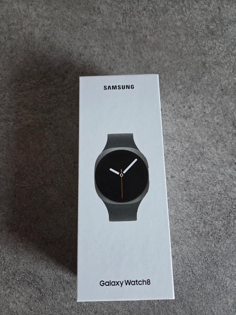 Samsung galaxy watch 8, Zwart, Nieuw, Samsung ⌚️, Ophalen of Verzenden