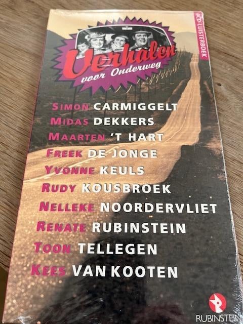 Luisterboek met 4 cd's van Nederlandse schrijvers, Boeken, Luisterboeken, Ophalen, Cd, Diverse auteurs, Volwassene