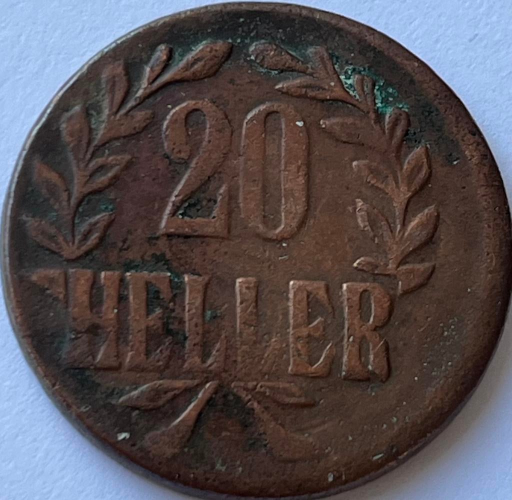 Duits Oost-Afrika twintig heller 1916T, Postzegels en Munten, Munten | Europa | Niet-Euromunten, Ophalen of Verzenden, Duitsland