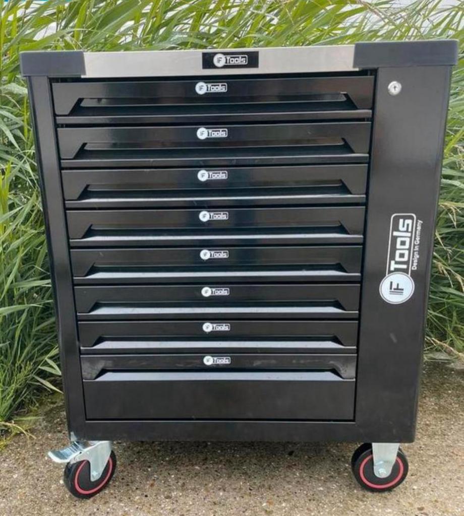 Gereedschapswagen F-Tools 8 lades 7 vol topgereedschap € 349, Ophalen, Voor gereedschapswagens, Het goedkoopste adres, Nieuw