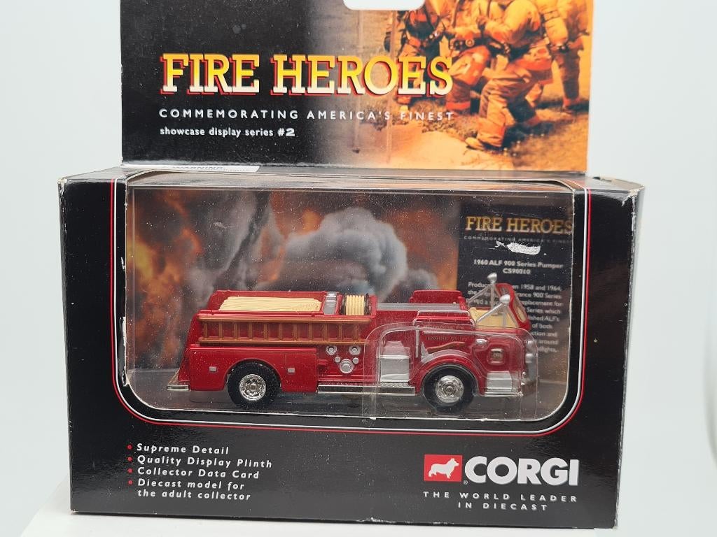 American La France - Bethpage Fire Dpt. - Corgi CS90010 1/50, Verzenden, Zo goed als nieuw, Bus of Vrachtwagen, Corgi