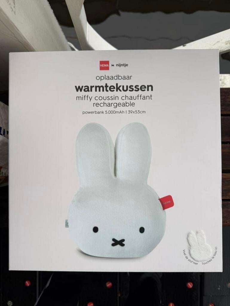 Nijntje warmte kussen, Ophalen of Verzenden, Zo goed als nieuw, Wit