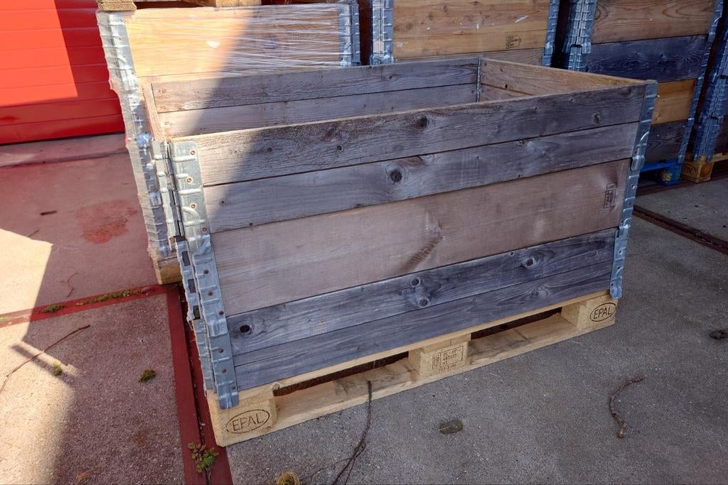 Houten pallet randen 19 cm hoog, Ophalen, 60 cm of meer, -, 50 cm of meer