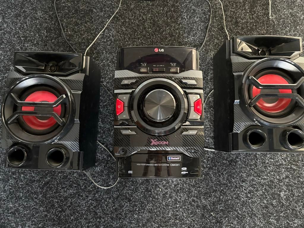 LG CM434 stereo set met Bluetooth, Overige merken, Gebruikt, Ophalen of Verzenden, Microset