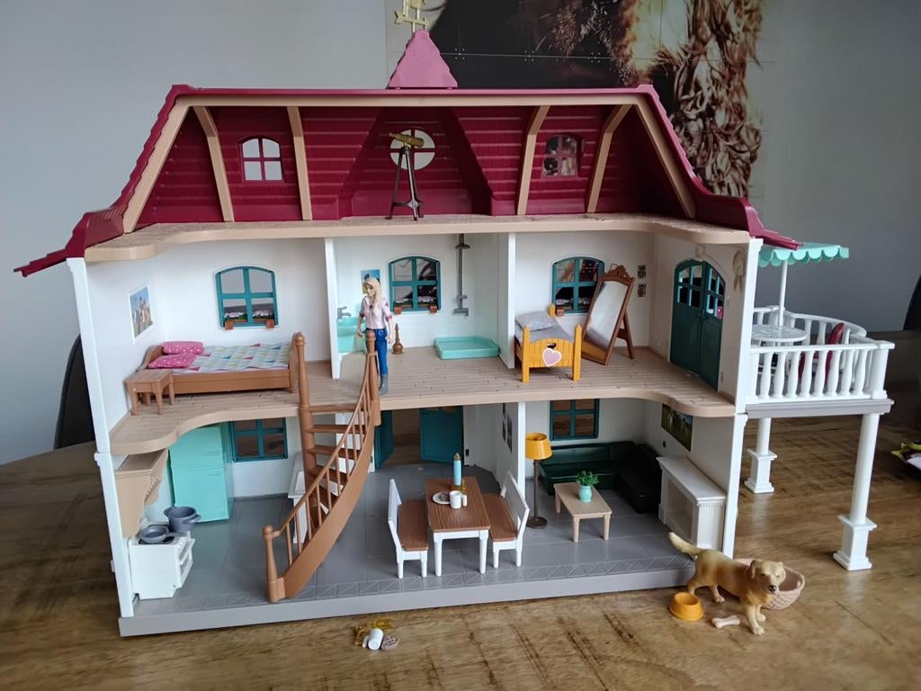 Schleich Landhuis, Ophalen of Verzenden, Zo goed als nieuw