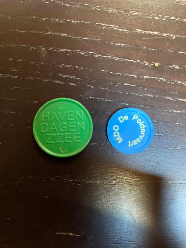 2 consumptiemunten: Havendagen Zierikzee & MDO Poldervaart, Ophalen of Verzenden, Gebruikt