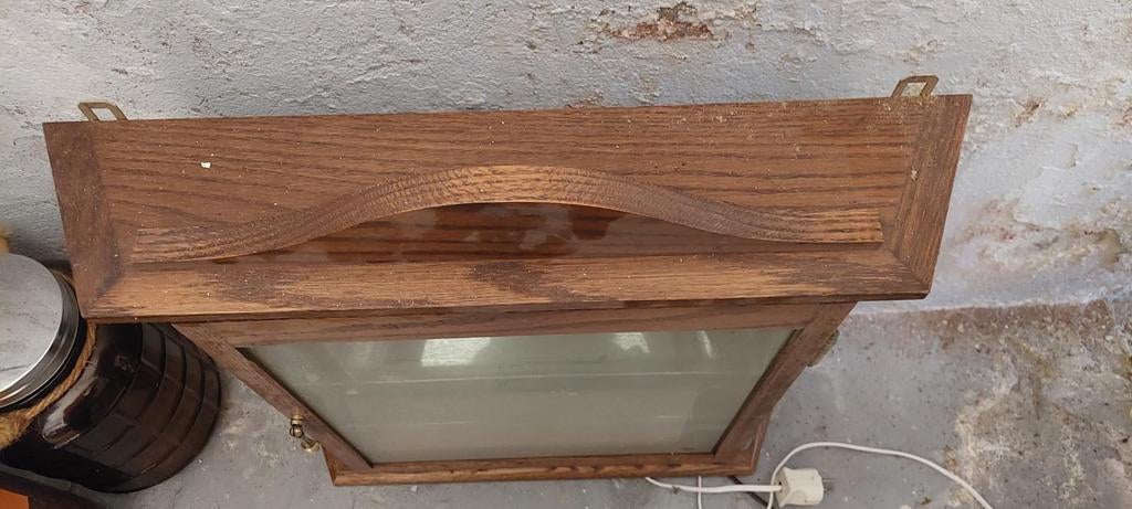 Vitrinekast met verlichting, Huis en Inrichting, Kasten | Vitrinekasten, Ophalen of Verzenden, 50 tot 75 cm, 50 tot 100 cm, 150 tot 200 cm