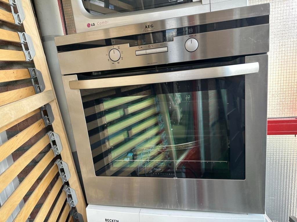 AEG Inbouw Oven - Roestvrij staal, Witgoed en Apparatuur, Ovens, 45 tot 60 cm, Gebruikt, Oven, Hete lucht
