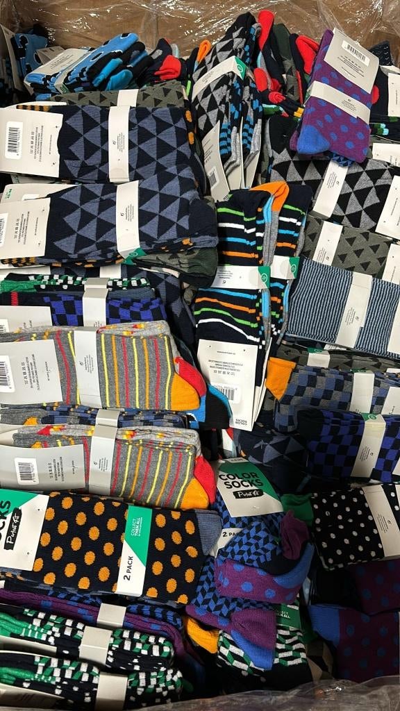 Partij Fun Socks 600 paar, Ophalen, -, -, Nieuw