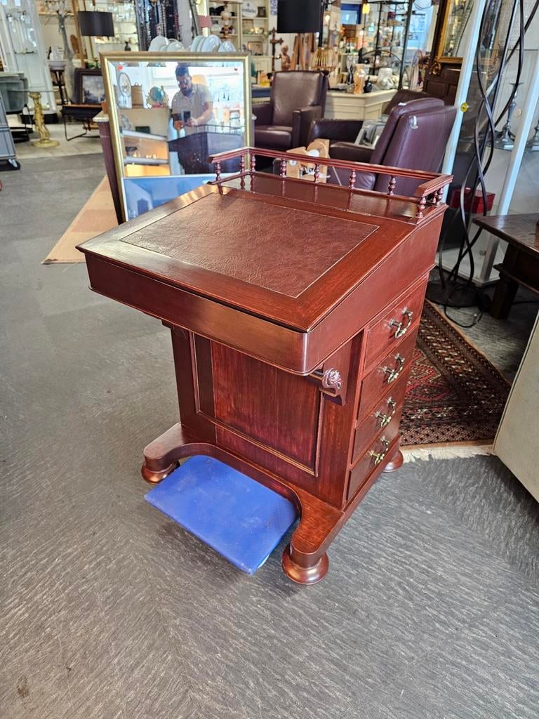 Antieke Davenport Secretaire - 19e Eeuw, Ophalen, Gebruikt, Onbekend, Antiek, Victoriaans
