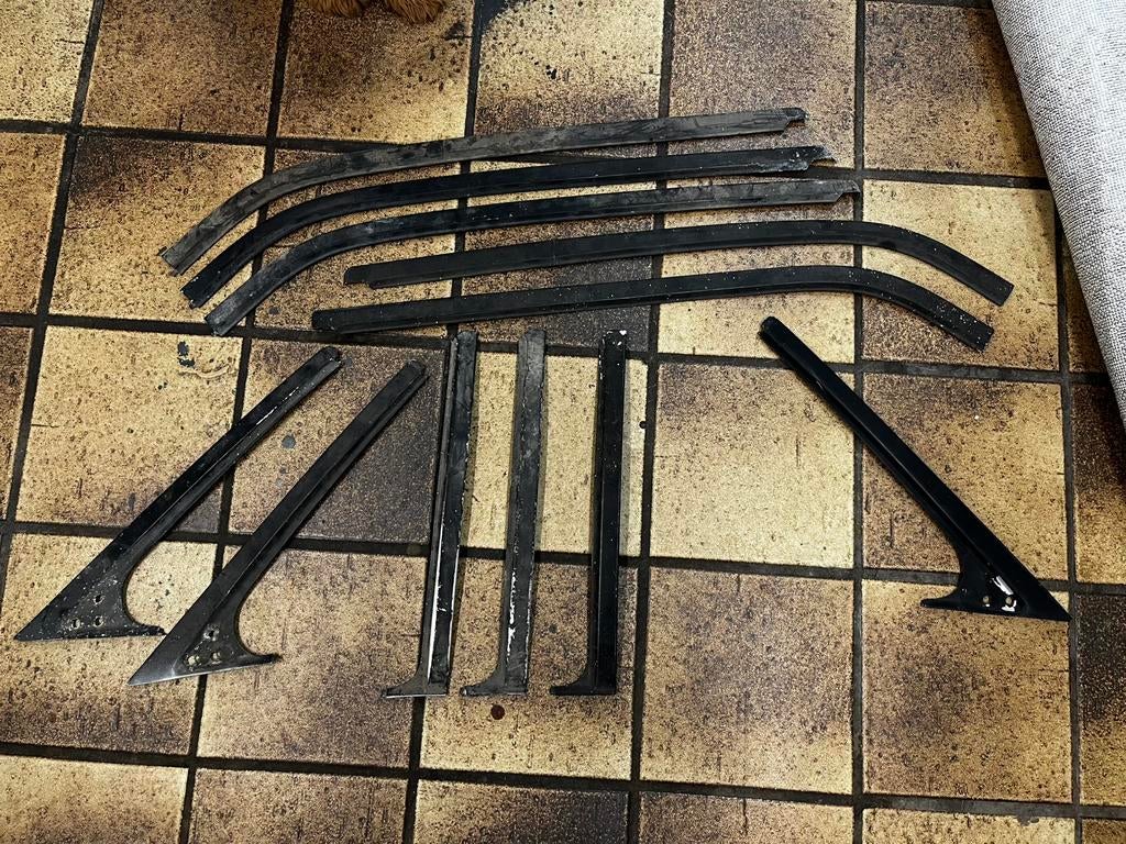 Kadett C GT/E Rallye raamlijsten zwart, Ophalen, Gebruikt, Opel