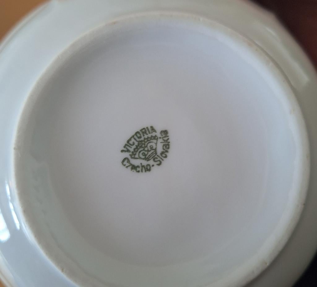 Victoria Czecho-Siovakia 10-delig theeservies, Antiek en Kunst, Ophalen