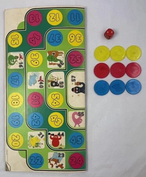Vintage Barbapapa Festival Bordspel Kleuren Leren 1975 spel, Coolsingel 104, 3011 AG Rotterdam, Netherlands, Verzenden, Een of twee spelers