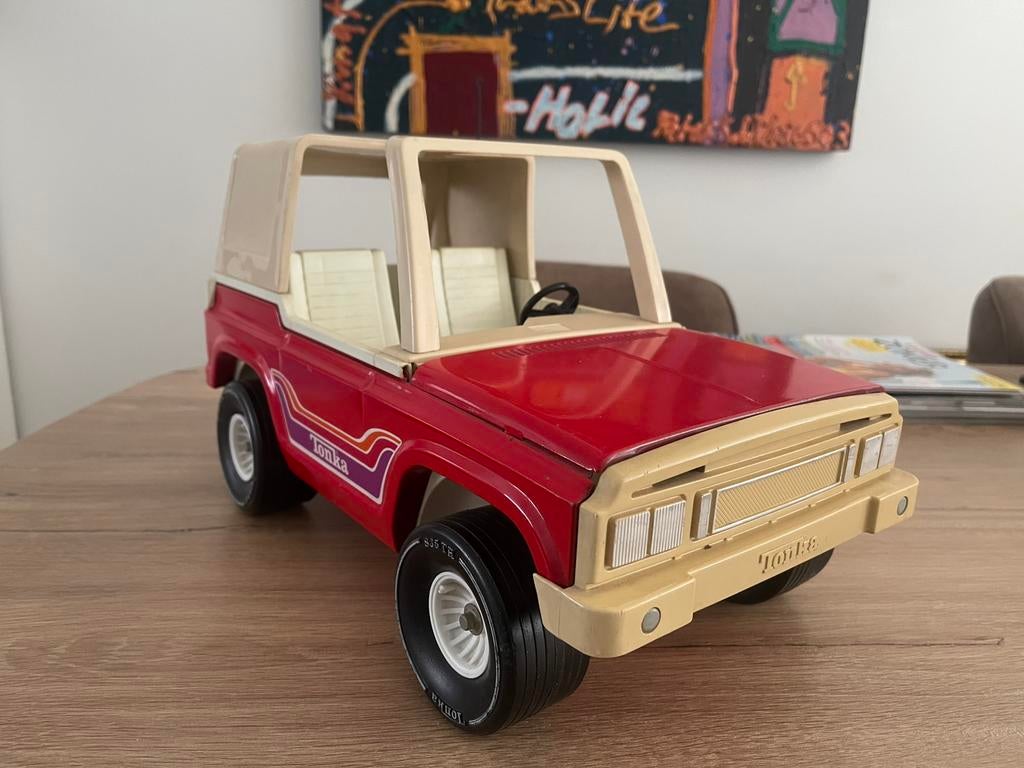 Tonka Jeep grote auto vintage, Ophalen of Verzenden, Gebruikt, Auto