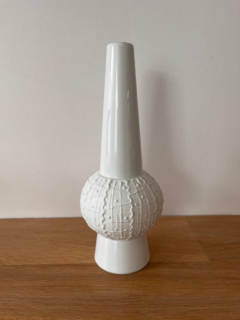 Vintage vaas Bavaria KPM, Wit, Aardewerk of Porselein, Ophalen of Verzenden, Zo goed als nieuw