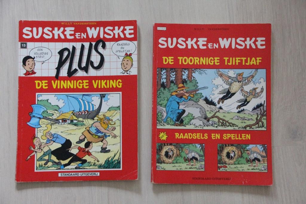 Suske & Wiske 117  De Toornige Tjiftjaf & Vinnige Viking, Willy Vandersteen, Ophalen of Verzenden, Zo goed als nieuw, Meerdere stripboeken