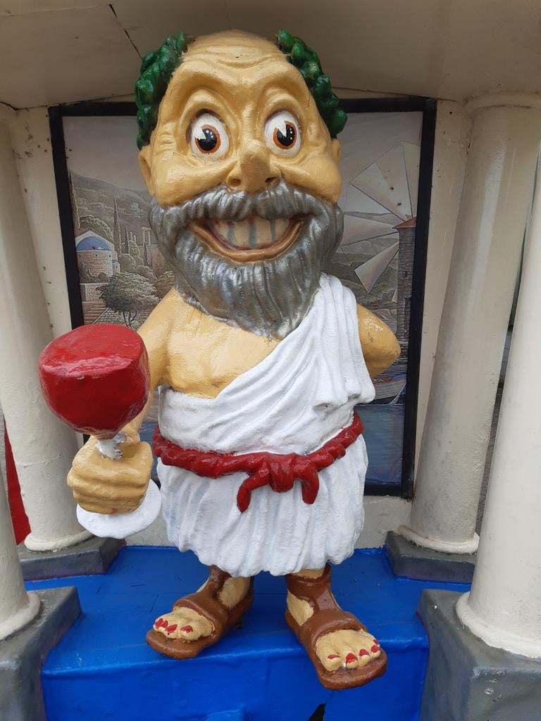 Carnavalswagen., Ophalen