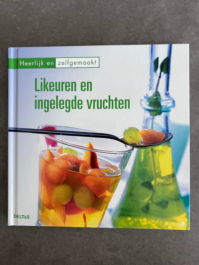 Likeuren en ingelegde vruchten kookboek, Boeken, Kookboeken, Ophalen of Verzenden, Gelezen, Overige gebieden, Overige typen