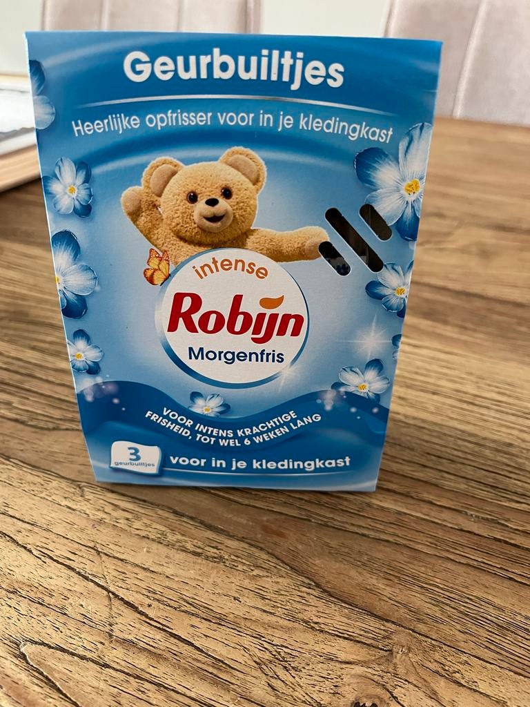 Nieuw!  Robijn Morgenfris geurbuiltjes 3x, Ophalen of Verzenden, Nieuw, 25 tot 50 cm, Minder dan 100 cm