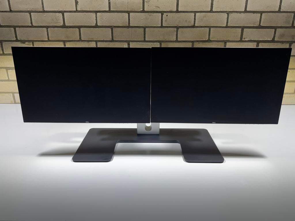 DELL standaard voor 2 schermen (max 27”) incl 2x 24” TFT, IPS, Onbekend, Refurbished, Full HD