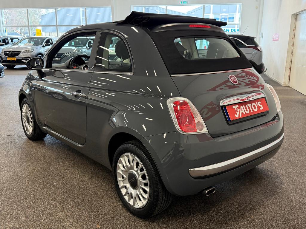 Fiat 500 C 1.0 TwinAir Pop, NAVIGATIE, ECC AIRCO, CITY POWER, Euro 5, Stof, Gebruikt, Cabriolet