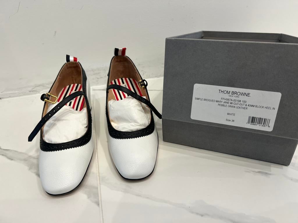 New Thom Browne leather pumps, Pumps, Overige kleuren, Nieuw, Ophalen of Verzenden