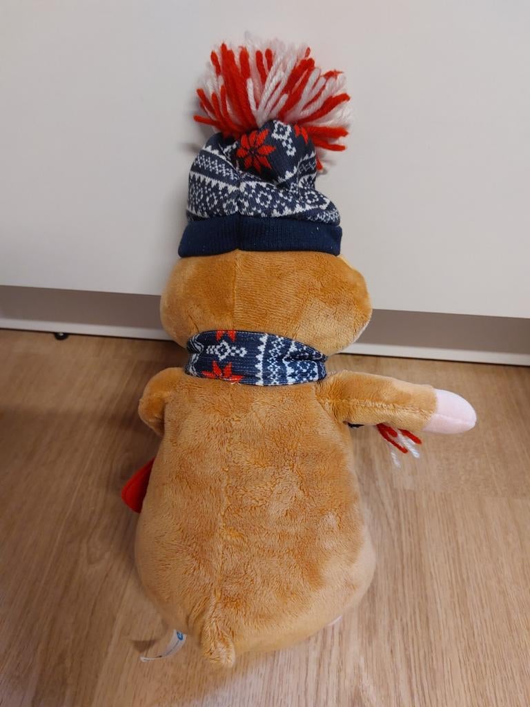 AH hamster knuffel winter ski, Verzamelen, Supermarktacties, Ophalen of Verzenden