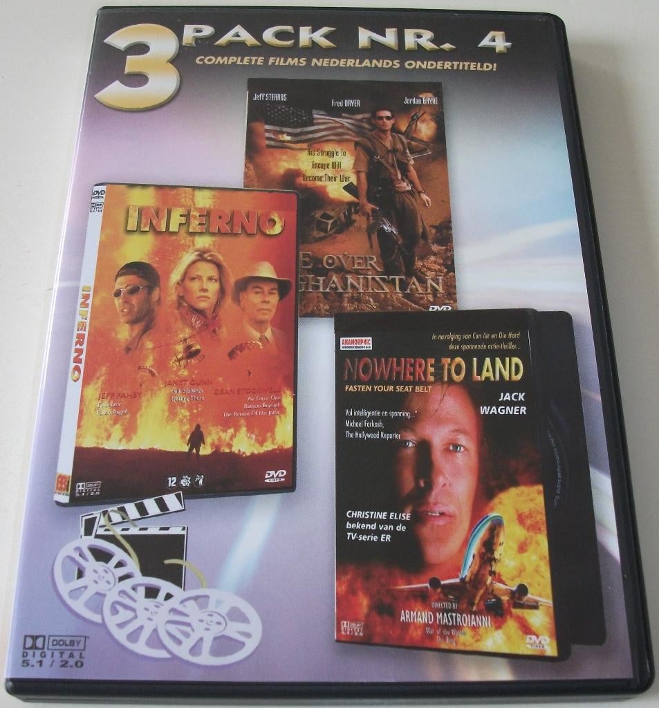 Dvd *** 3-PACK NR. 4 *** 3-Filmpack, Vanaf 12 jaar, Ophalen of Verzenden, Zo goed als nieuw, Actie