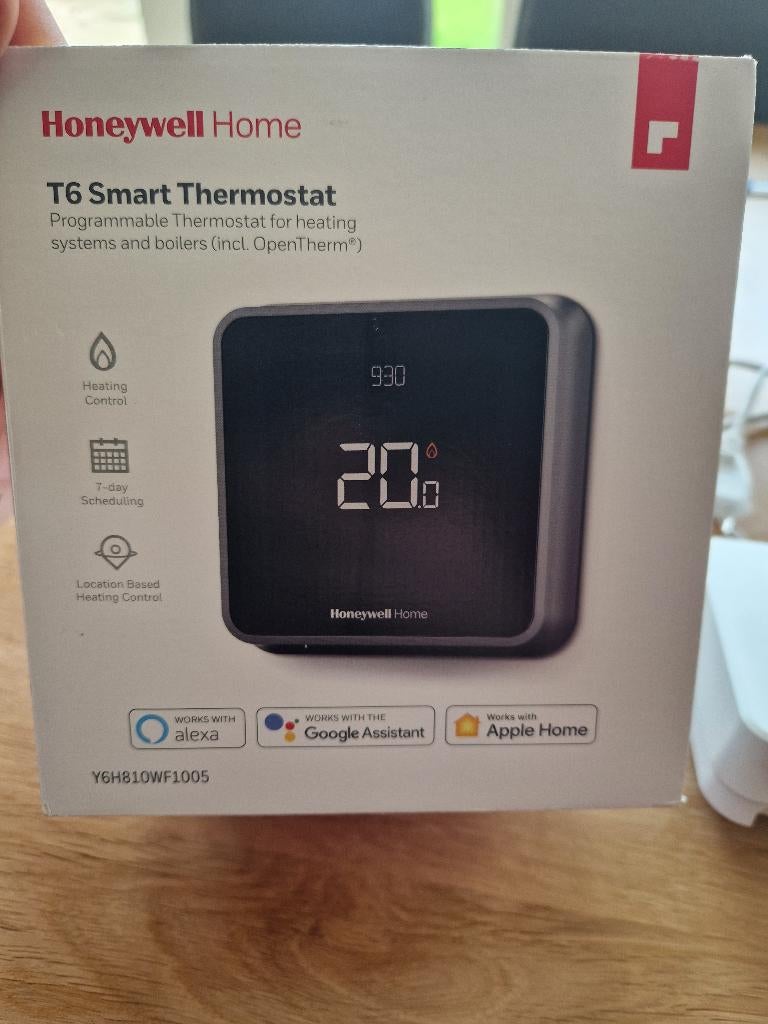 Honeywell T6 smart / slimme thermostaat (nieuw), Ophalen of Verzenden, Slimme thermostaat, Nieuw
