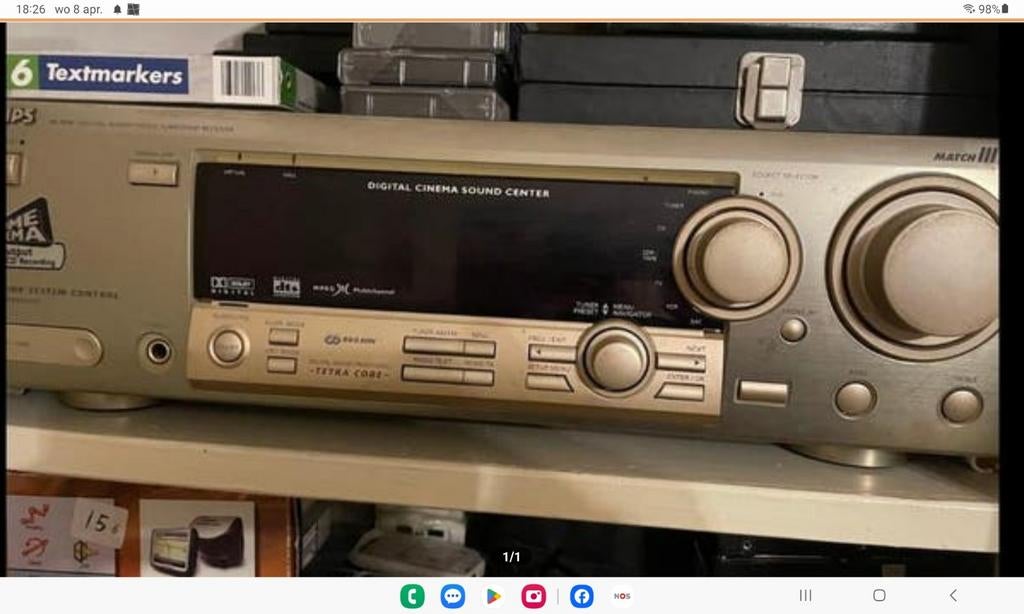 Philips fr 976, Audio, Tv en Foto, Versterkers en Receivers, Ophalen of Verzenden, Overige merken
