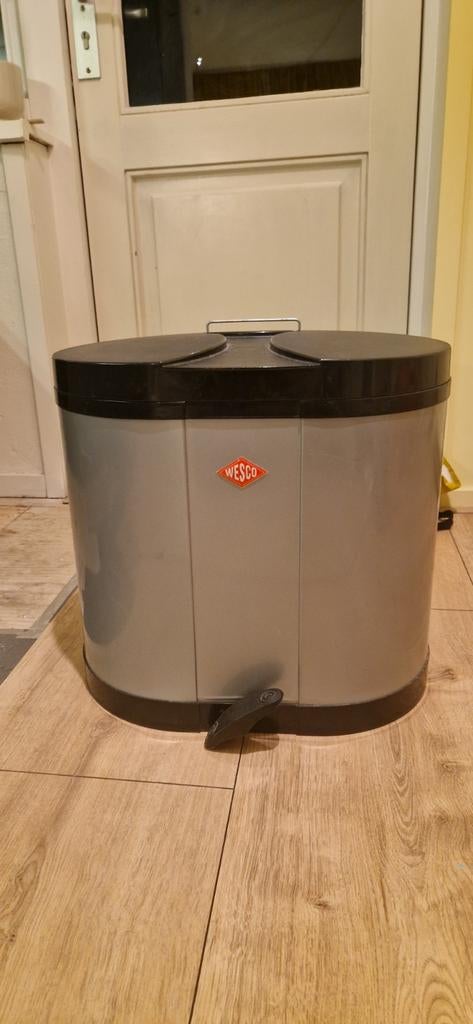 Wesco prullenbak, Ophalen of Verzenden, Gebruikt, Minder dan 50 cm