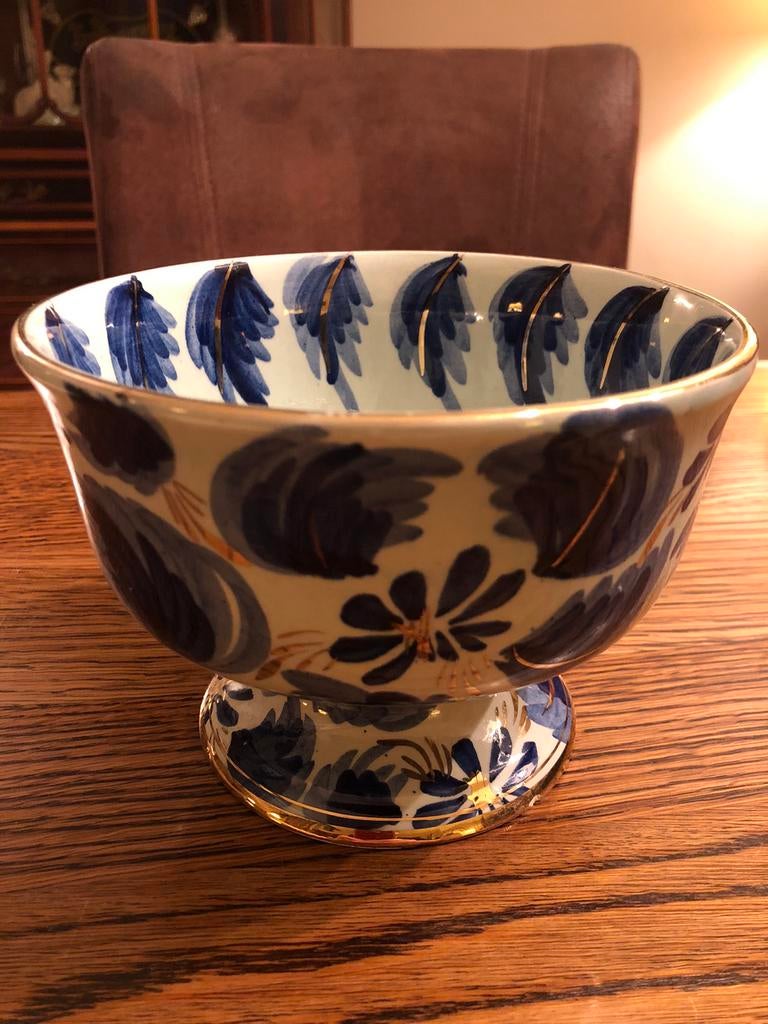 Vintage aardewerk kom / vaas Hubert Bequet 1934-1960, Ophalen of Verzenden