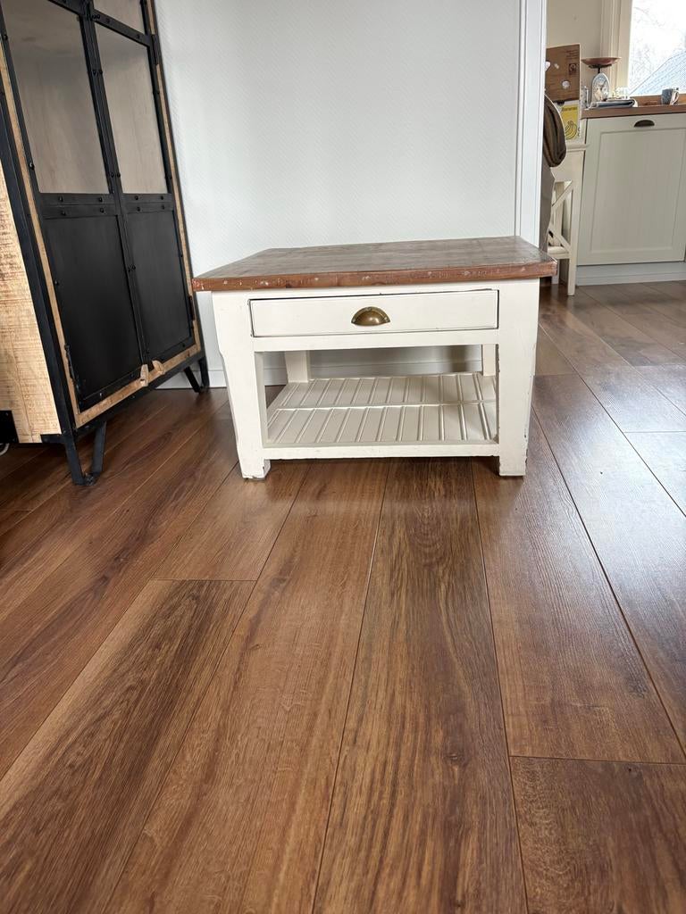 Rivièra Maison Salontafel 70x70x45 cm, Ophalen, Gebruikt, Vierkant, 50 tot 100 cm