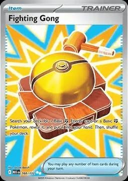 FIGHTING GONG 168/132 - MEGA EVOLUTION, Ophalen of Verzenden, Nieuw, Losse kaart, Foil