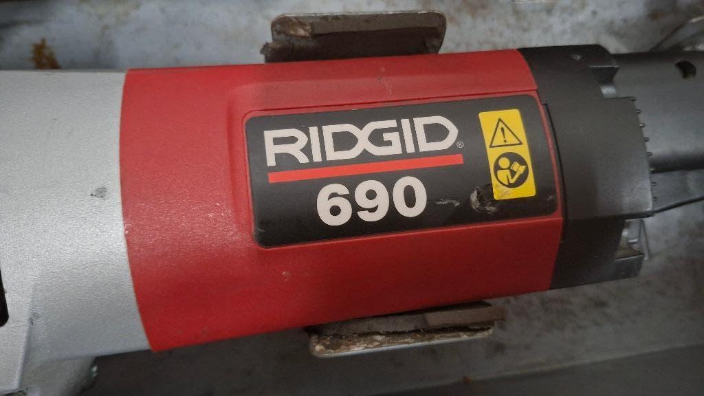 Ridgid 690 electrische draadsnij machine draad snijder., Auto diversen, Autogereedschap, ., Ophalen of Verzenden, Zo goed als nieuw