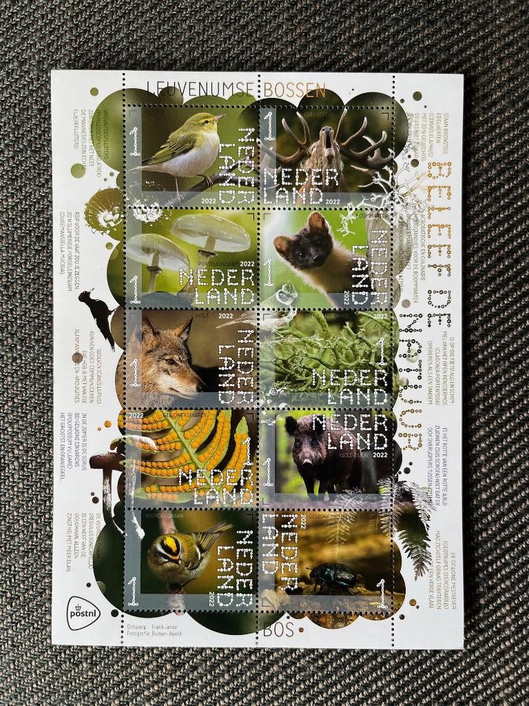 Mooie Postzegels Postfris Tarief 1 - Frankeergeldig. (2022), Postzegels en Munten, Ophalen of Verzenden, Na 1940, Postfris