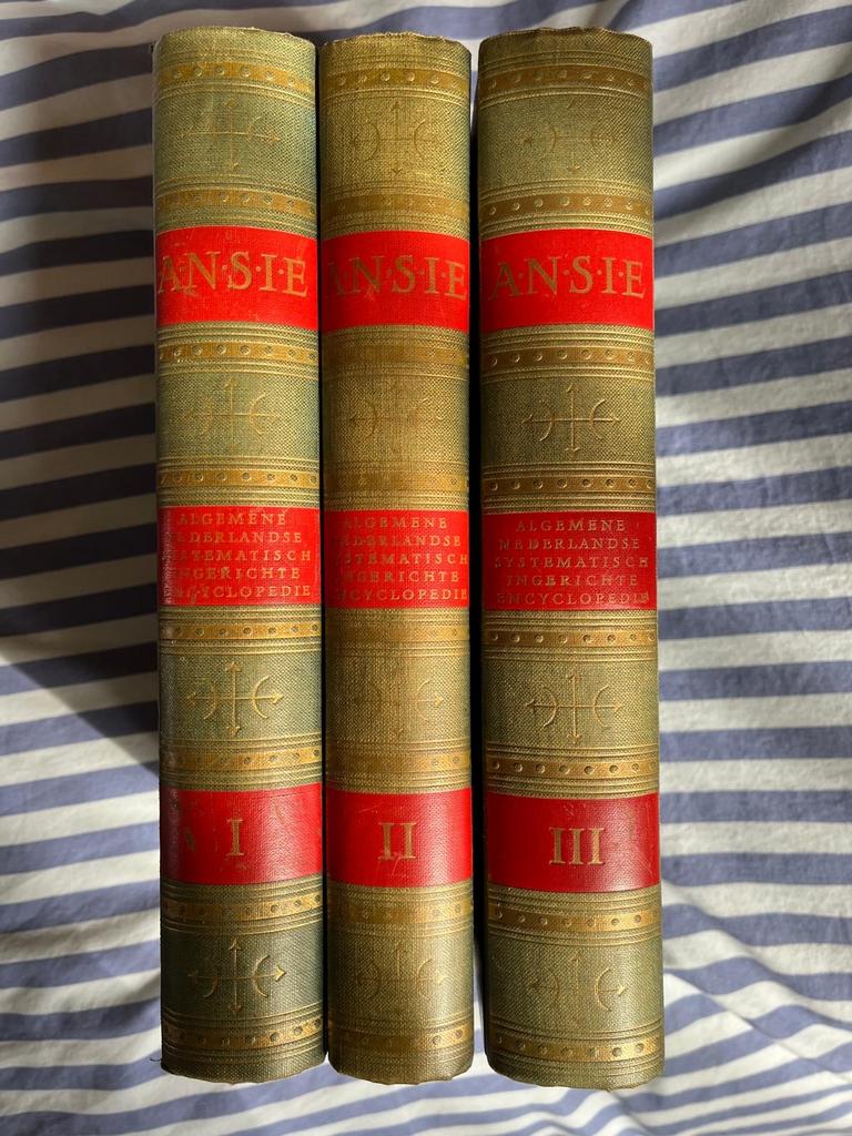 ANSIE Encyclopedie set 3 delen uit 1955, Ophalen of Verzenden, Algemeen, Complete serie