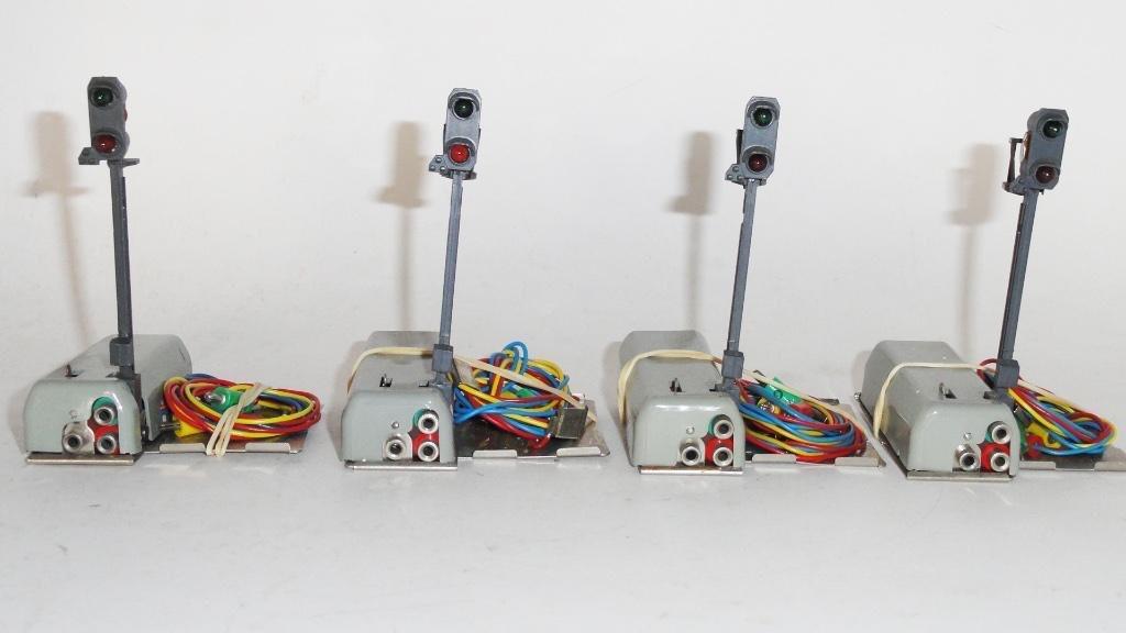 7188 Marklin hoofdsein 4 stuks, Hobby en Vrije tijd, Modeltreinen | H0, Wisselstroom, Gebruikt, Overige typen, Ophalen of Verzenden