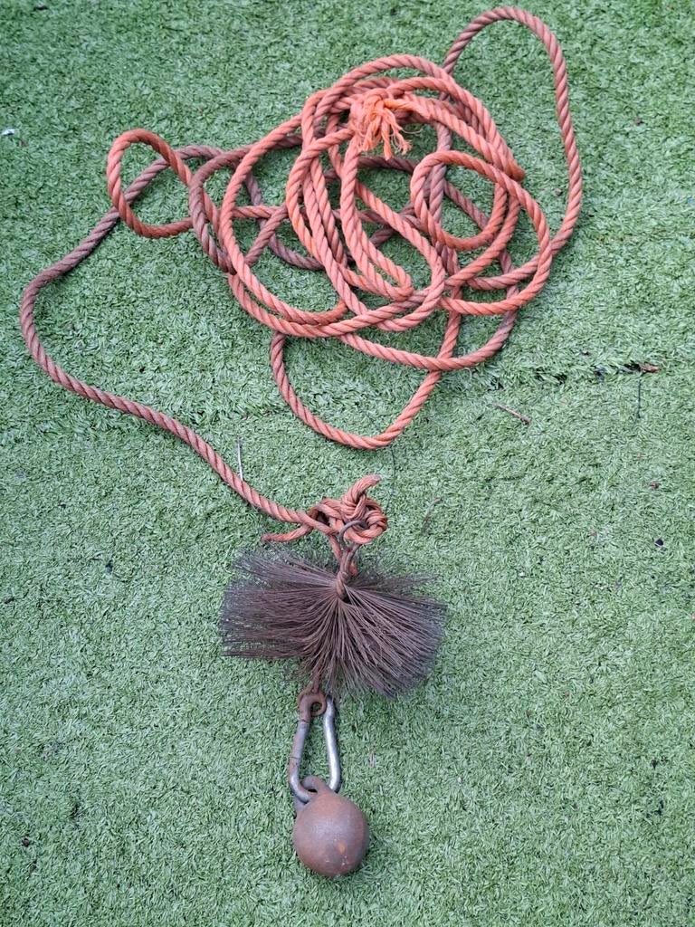 Schoorsteenveeg set., Ophalen of Verzenden, Gebruikt