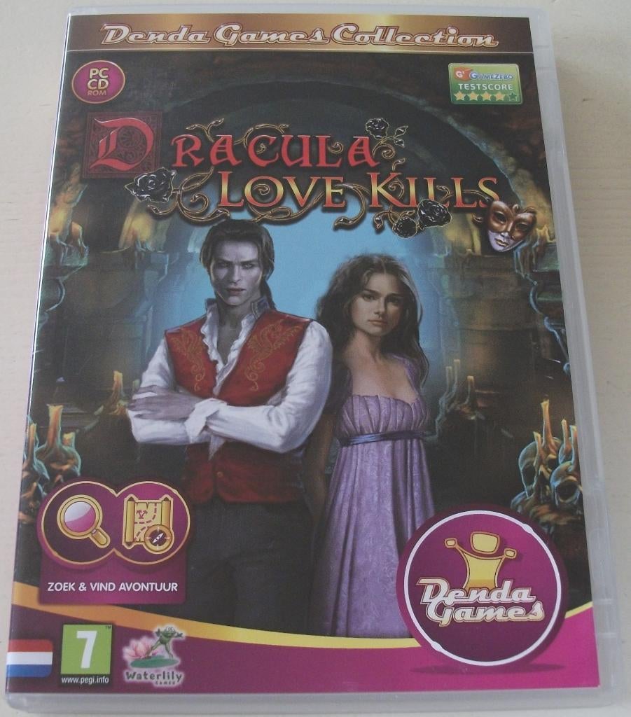 PC Game *** DRACULA *** Love Kills, Spelcomputers en Games, Games | Pc, Puzzel en Educatief, 1 speler, Ophalen of Verzenden, Zo goed als nieuw