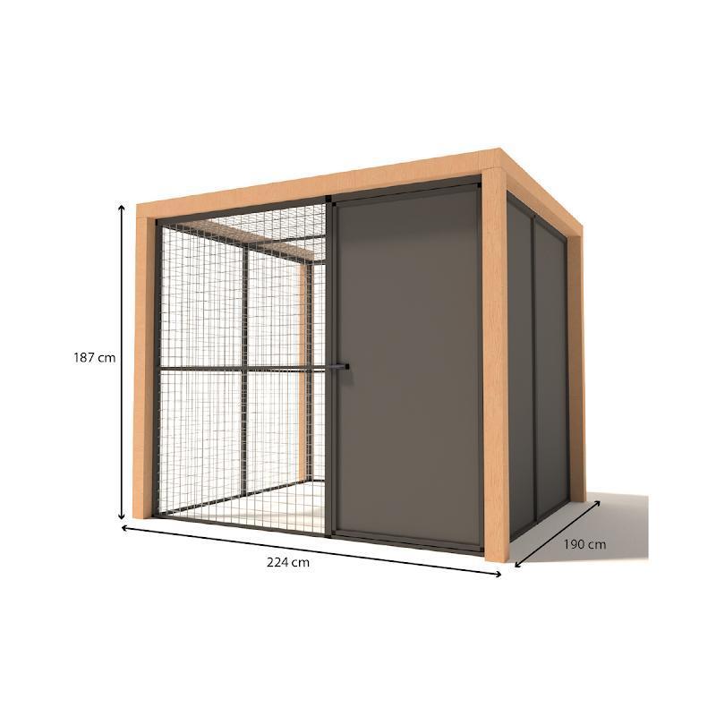 Voliere aluminium Noor | model 1